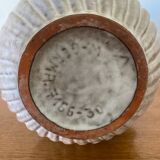 Antique Pitcher Vase With Handle Grey Ceramic West Germany Vintage Decoration #