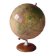 Globe terrestre Girard Barrère 42 cm 1950
