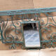 Bronze patina wall dressing room
