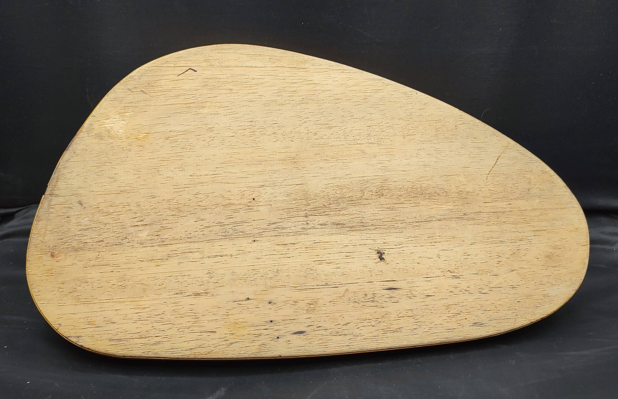 Plateau Vintage Design "Goutte" 1960s Scandinavian Wood