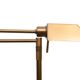 Holtkotter Bronze color swing arm floor lamp Germany 1980s