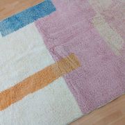 Handmade wool rug large size 200 x 300 cm