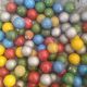 Set of 149 old marbles