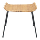 Gian Franco Legler attributed rattan stool, 1950s