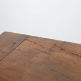 Elegant and subtle antique French dining table made of fruitwood