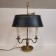 Bouillotte table lamp, Directory, gilded bronze, 19th century – France