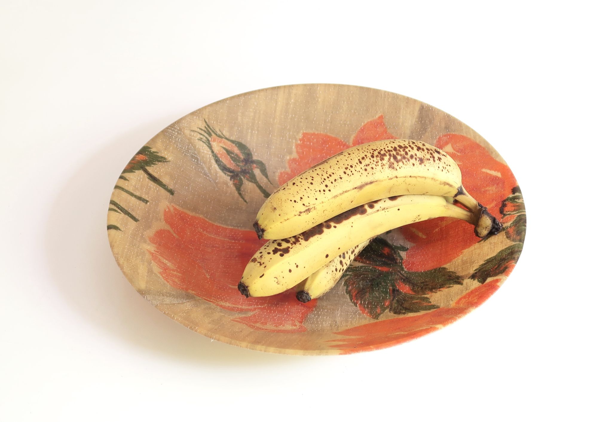 Coupe à fruits en fibre de verre années 60