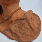 Lace bust in terracotta, 24 cm