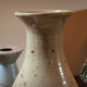 Pyrite sandstone vase by Jean Migeon in La Borne, 60s