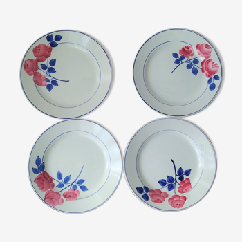 Lot de 4 assiettes