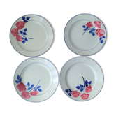 Lot de 4 assiettes
