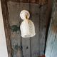 Vintage molded glass wall light