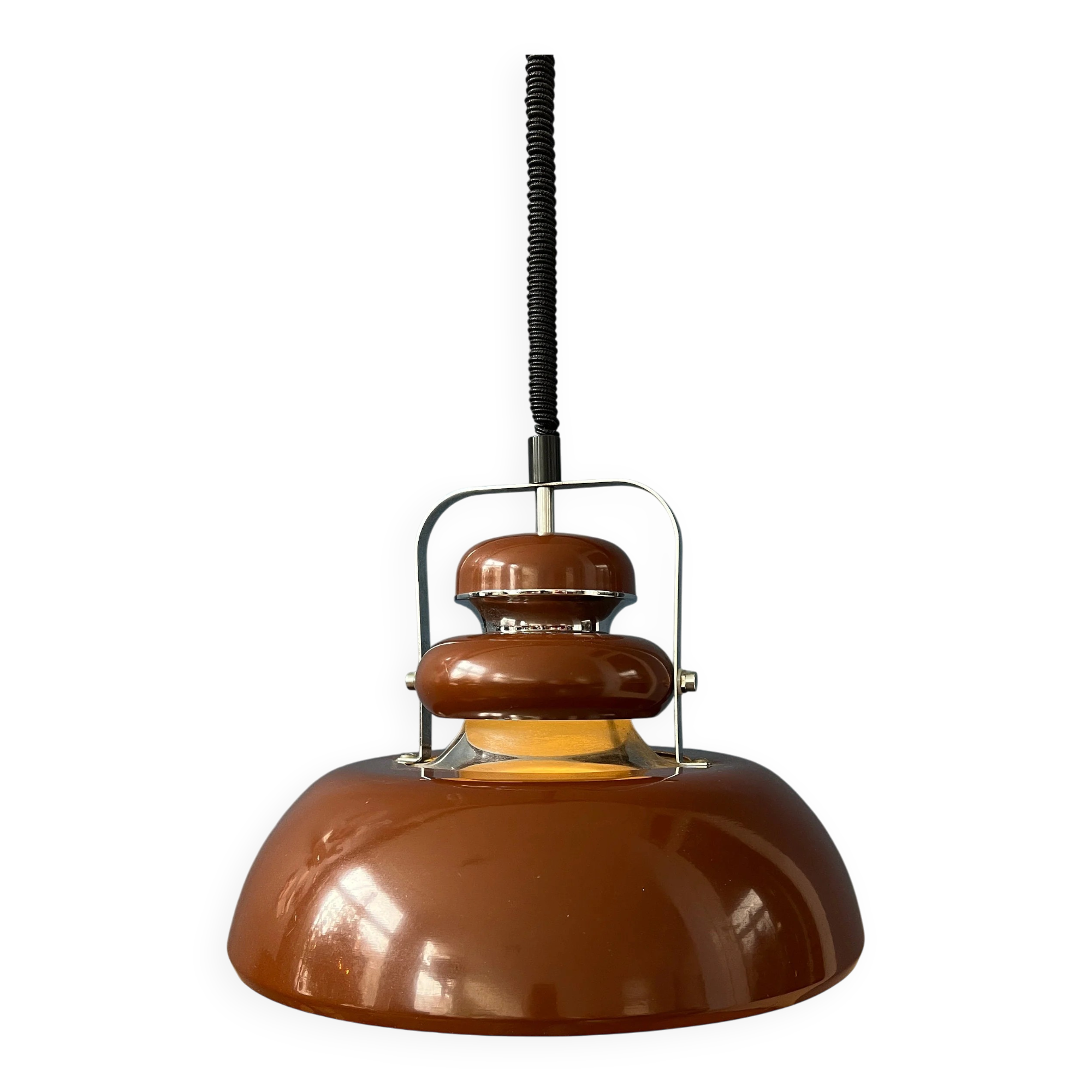 Suspension marron Space Age Mid-Century Anvia