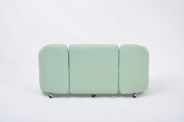 Canapé deux places italien moderne du milieu du siècle par Eugenio Gerli pour Tecno, 1966