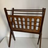 Magazine rack vintage1960 Cees Braakman scandinavia vinyl magazines