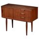 Teak commode attributed to Aksel Kjersgaard, Denmark, 1960s