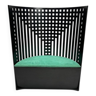 312 Willow Throne Original Armchair attributed to Charles Rennie Mackintosh for Cassina, 1980s