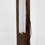 1930s art deco toilet cabinet with mirror in walnut, czechoslovakia