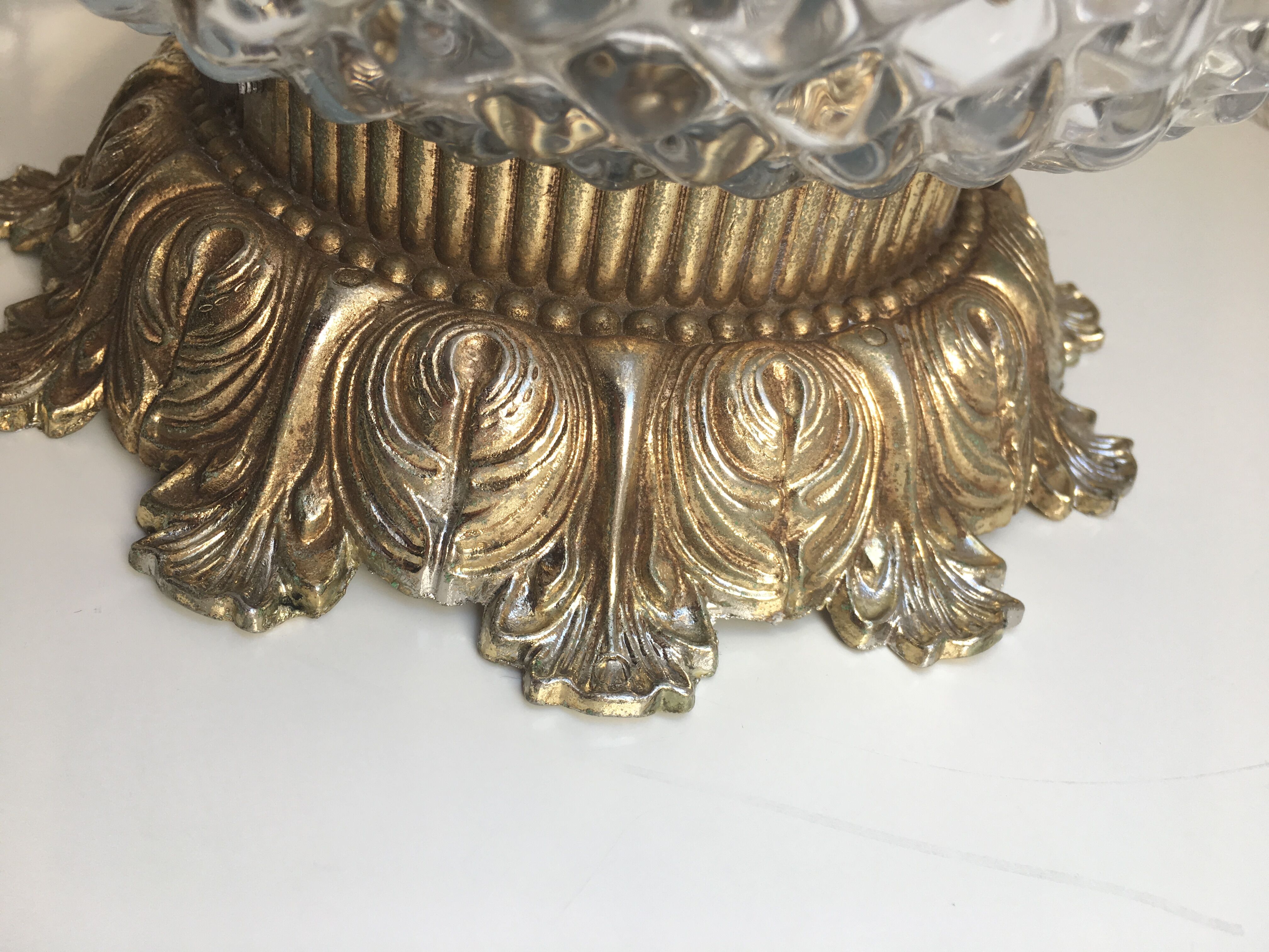 Diamond tipped ceiling lamp