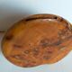 Vase bois massif loupe d'orme vintage