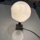 Opaline glass dice shaped table lamps, 1960s, set of 2