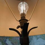 1930s wrought iron floor lamp