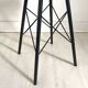 Vintage 70's cowhide stool