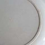 Antique semi-deep ironstone plate – Salins Henri II model