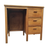 Small wooden desk three drawers