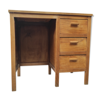 Bureau en bois trois tiroirs