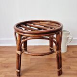 Rattan stool/plant stand - Vintage