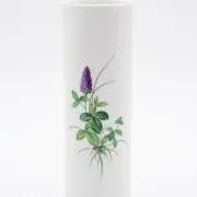 Cylindrical vase with wildflower decoration by Meissen, 1970s