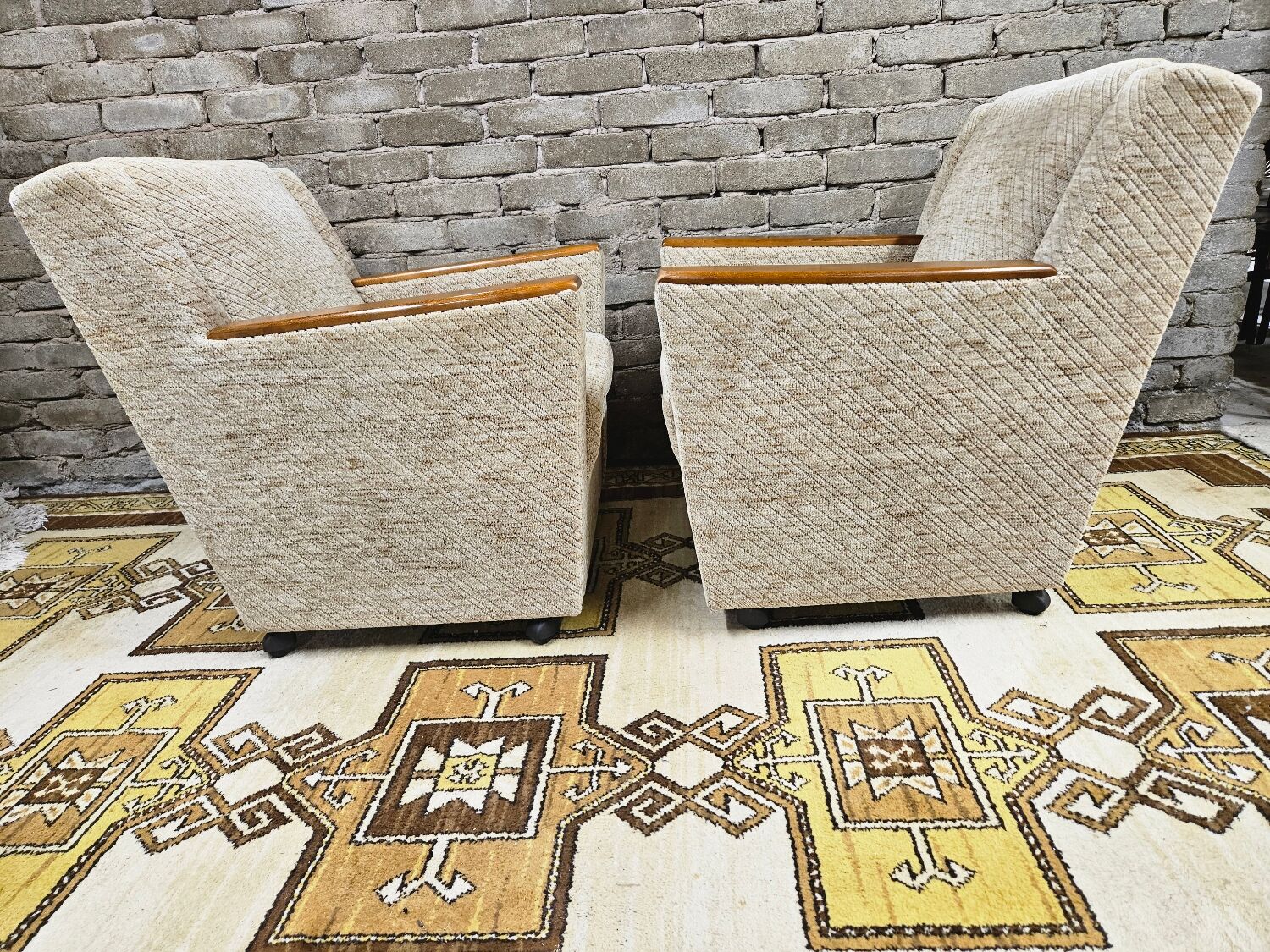 Pair of vintage armchairs