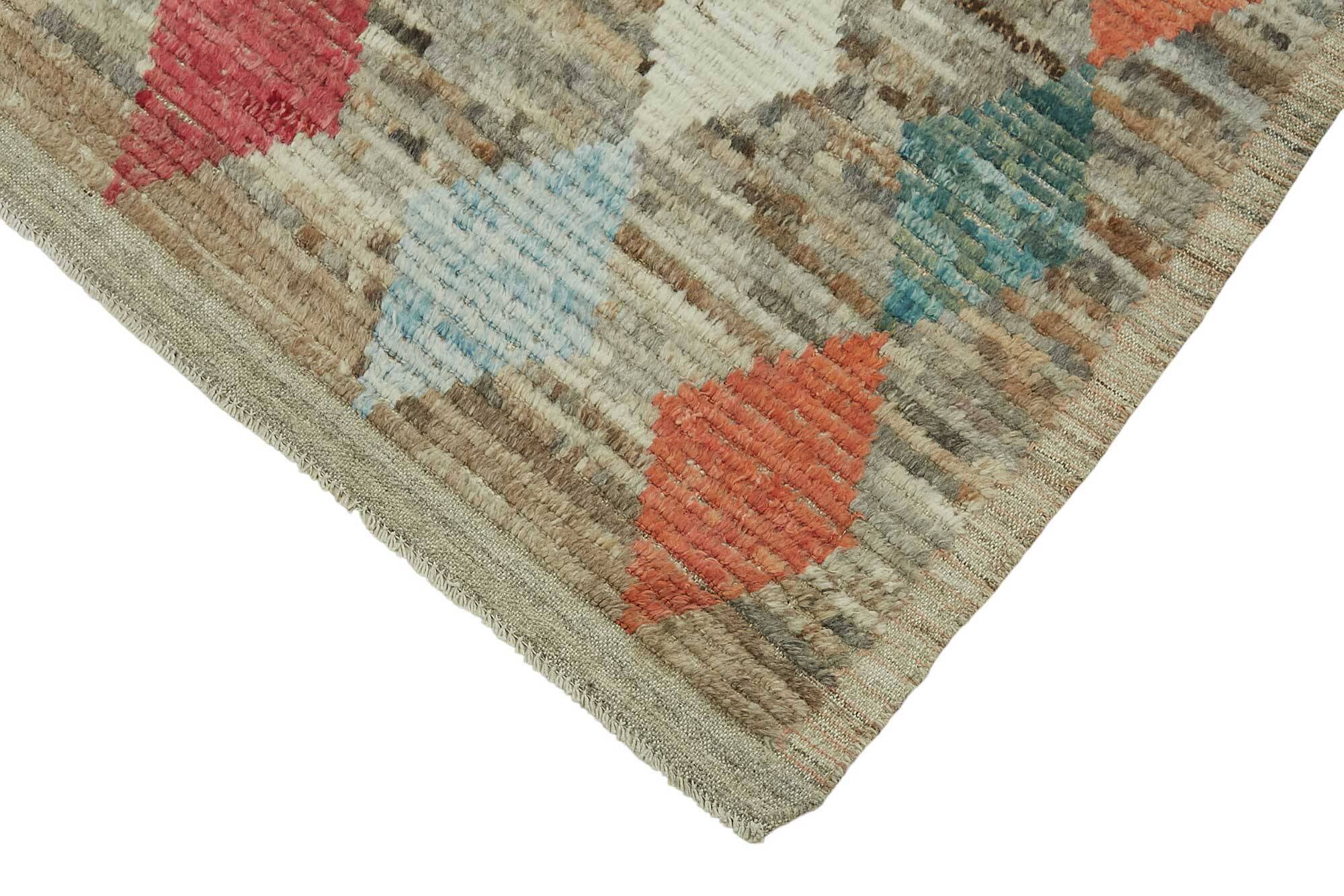 Handwoven Tribal One of a Kind 244 cm x 350 cm Multicolor Wool Carpet