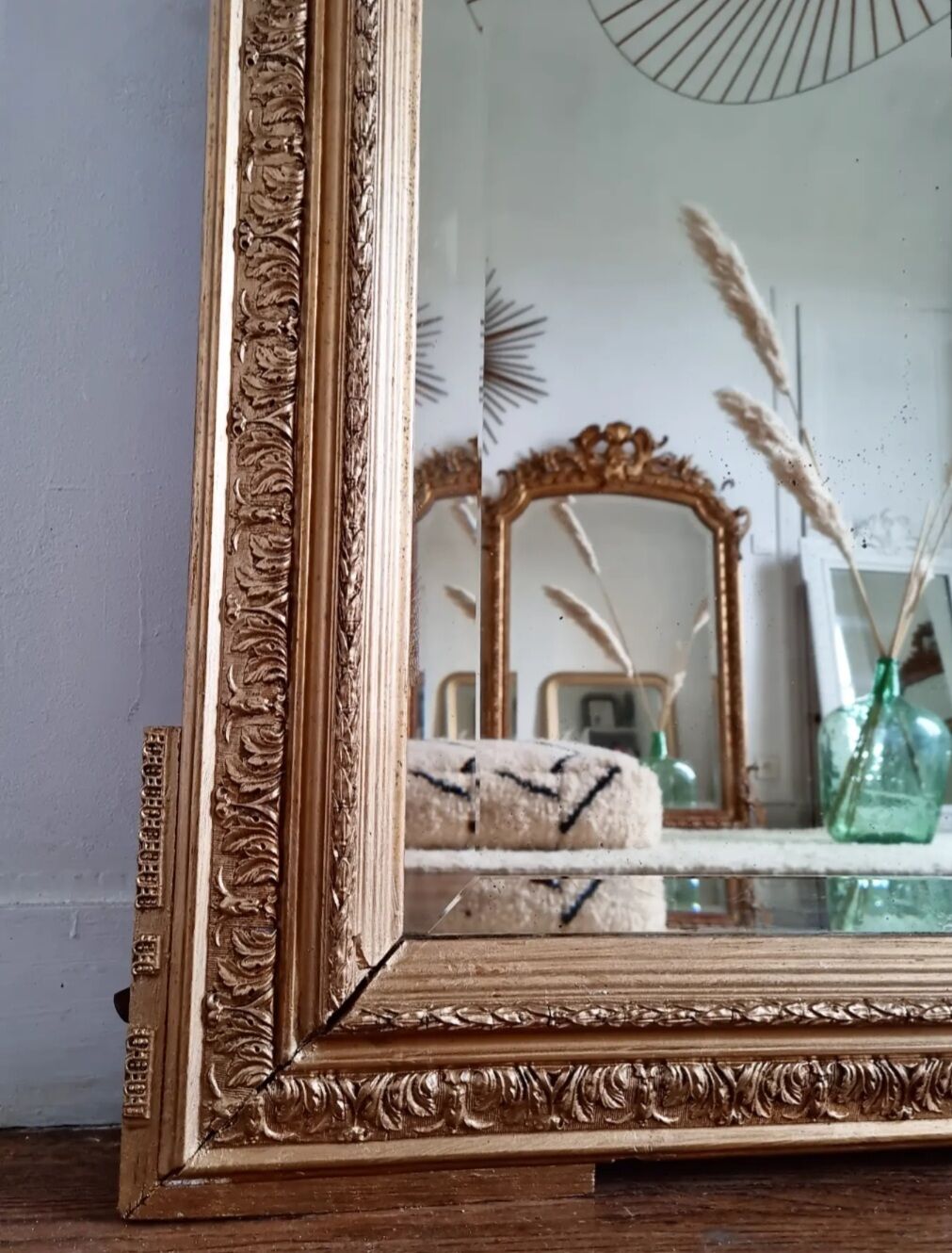 Old mirror Napoleon III