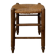 Straw seat wooden stool
