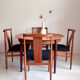 6 Danish mid-century teak chairs by Henning Sørensen for Danex from the 1960s.