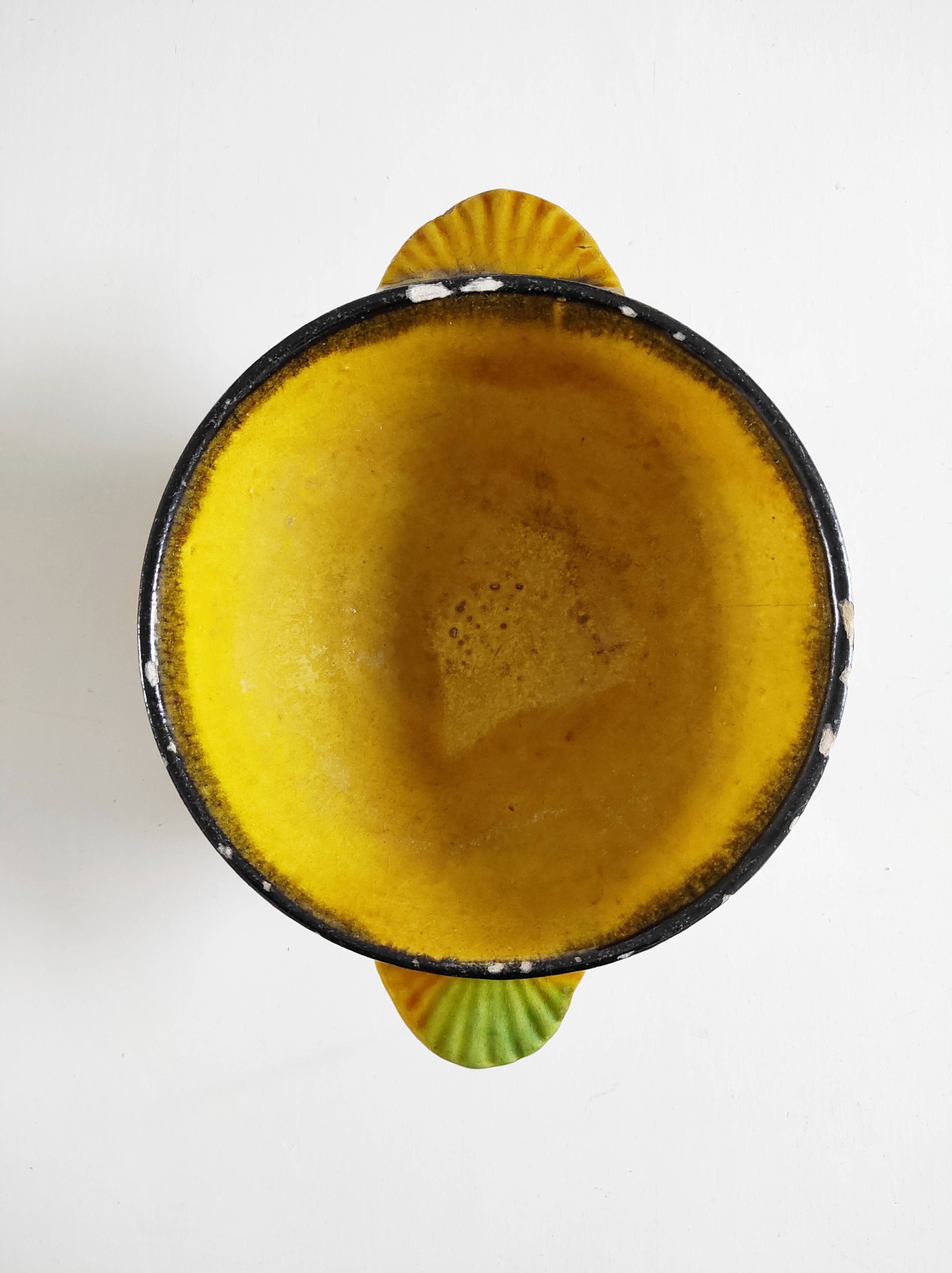 Bol en céramique jaune Biot