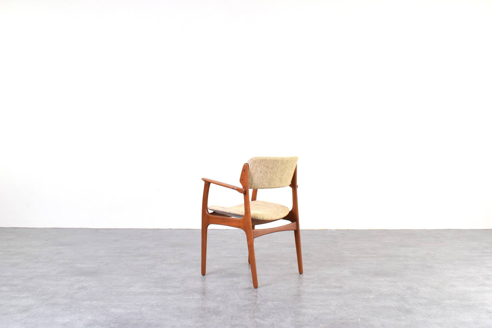 Teak Dining Chair by E. Buch for O.D. Møbler, 1960s