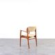 Teak Dining Chair by E. Buch for O.D. Møbler, 1960s