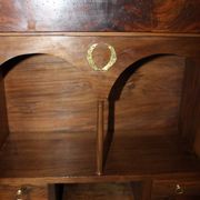 Small Empire walnut secretary from the 19th century