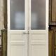 Double glazed interior door in fir from the early 20th century