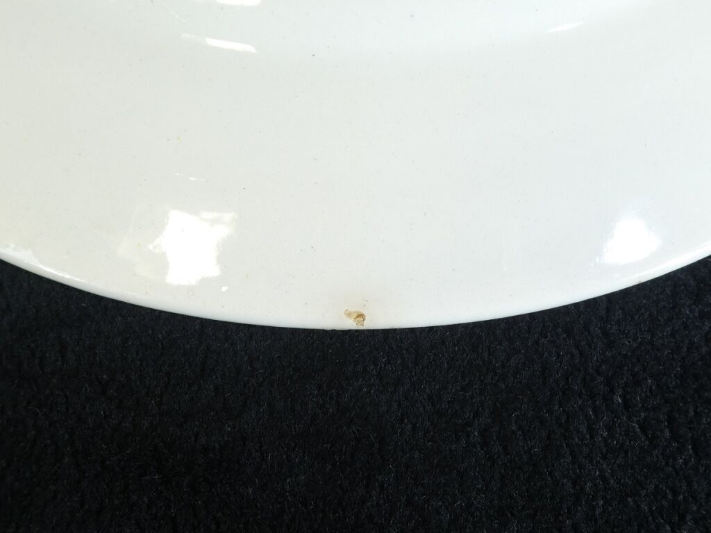 4 blue plates limoges model taurion