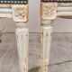 Pair of antique Louis XVI style chairs with patina