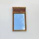 Golden trumeau mirror in Louis XVI style, 20th century.