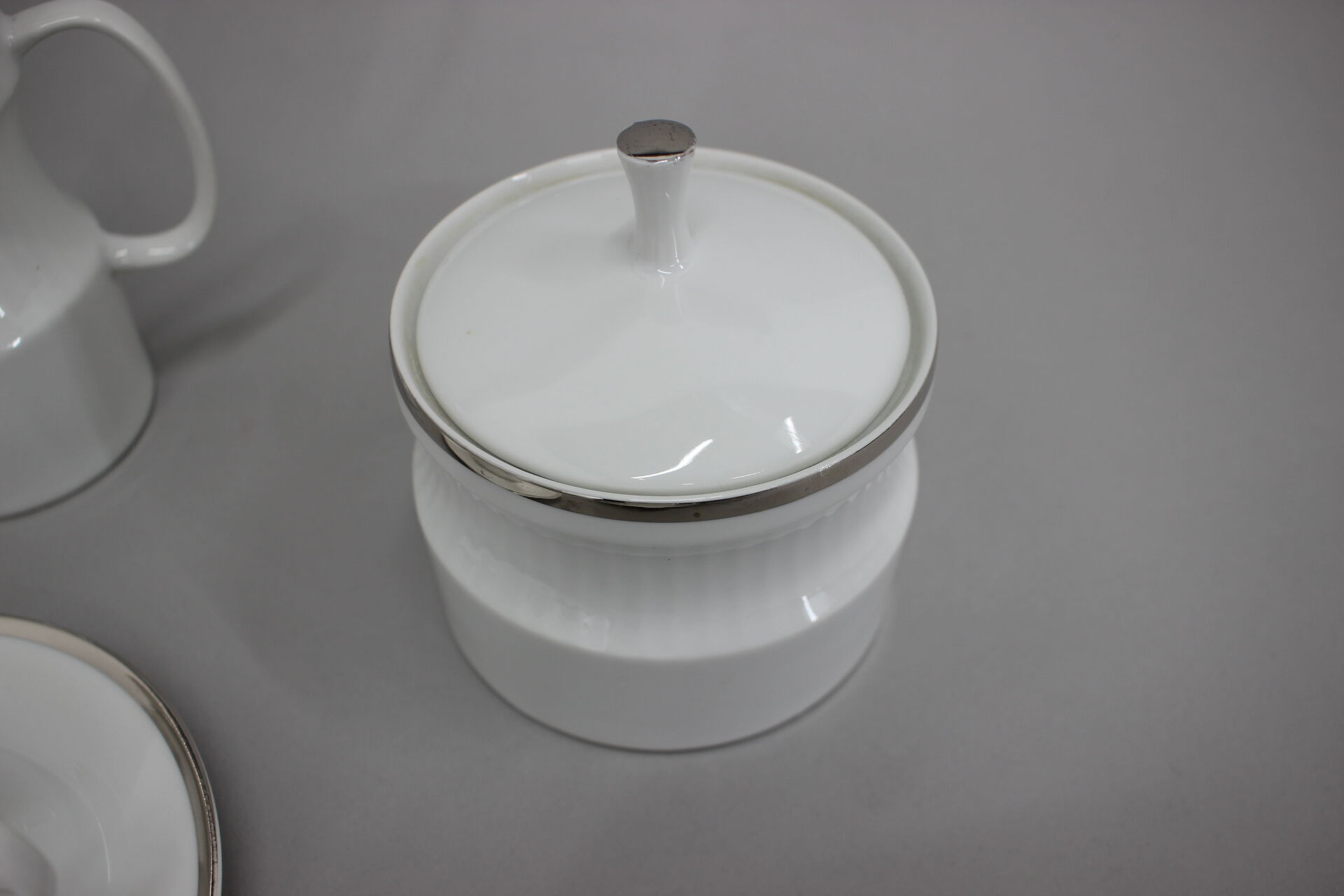 1964 Jaroslav Jezek Exlusive Porcelain Tea Set "Nefertiti", Czechoslovakia