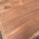 Art Deco extendable dining table, renovated in solid walnut from the 1930s.