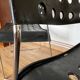 Set of 4 Black Omstak Chairs by Rodney Kinsman for Bieffeplast
