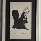 Daninos illustration from 1962 (family series) “miss ssssss”