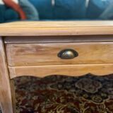 Antique solid wood farmhouse coffee table
